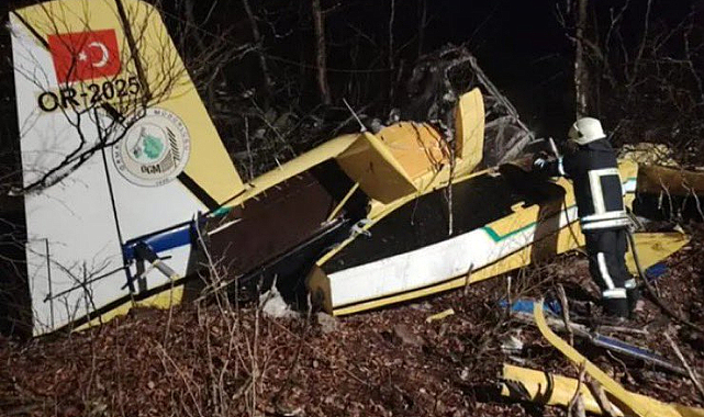 Hırvatistan’da yangın söndürme uçağımız düştü