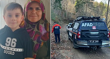 Kastamonu’da annesiyle birlikte kaybolan 5 yaşındaki çocuktan acı haber