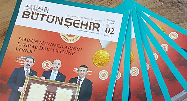 KENT KÜLTÜRÜ DERGİSİ SAMSUN BÜTÜNŞEHİR'İN İKİNCİ SAYISI ÇIKTI