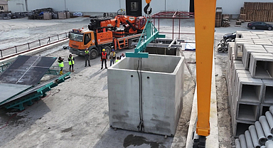 SASKİden betonarme su deposu üretimi