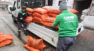Canik Belediyesinden dar gelirli ailelere ısınma desteği