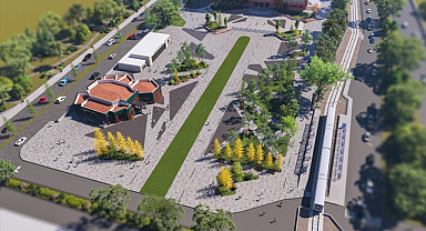 Samsun İstiklal Meydanı Düzenleme Çalışmaları Devam Ediyor