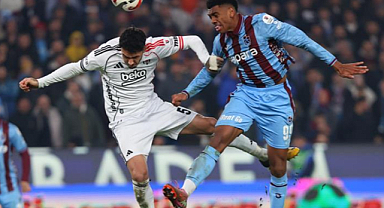 Trabzonspor-Beşiktaş derbisinde gol yağmuru