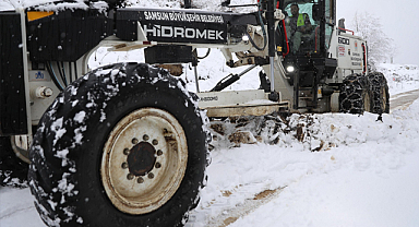 BÜYÜKŞEHİR’DEN 17 İLÇEDE KARLA MÜCADELE
