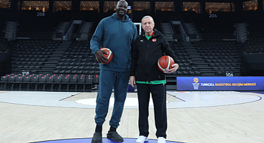 Cumhurbaşkanı Erdoğan, NBA'ın basketbol efsanesi O'Neal ile bir araya geldi
