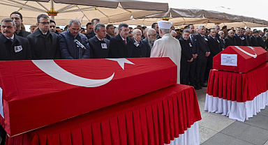 Katar'da şehit olan ASELSAN teknisyenleri son yolculuğuna uğurlandı