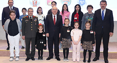 Bakan Güler, şehit ve gazi çocuklarını ağırladı