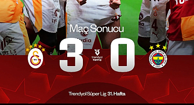 Galatasaray Fenerbahçe'ye havlu attırdı
