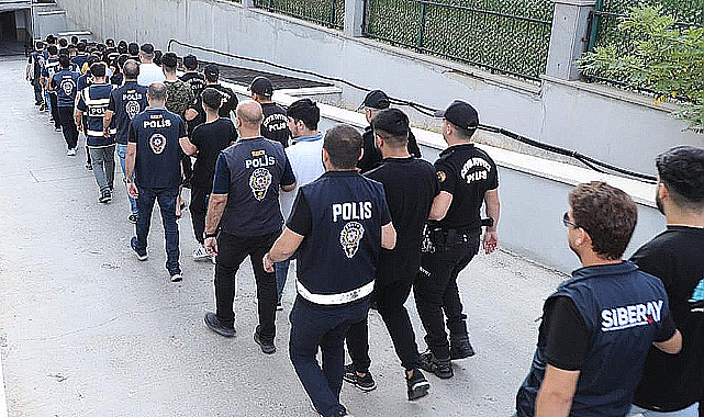 Suç örgütlerine büyük operasyon: 722 gözaltı