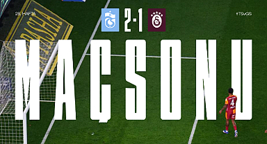 Trabzonspor Galatasaray'ı devirdi zirve ateşini yaktı