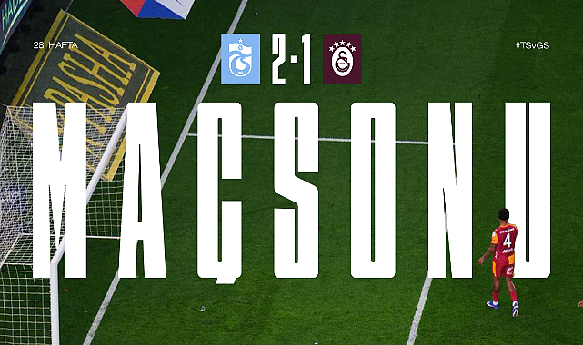 Trabzonspor Galatasaray'ı devirdi zirve ateşini yaktı
