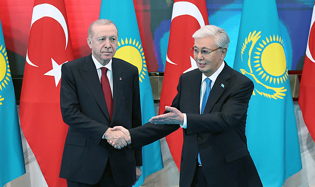 Cumhurbaşkanı Erdoğan, Kazakistan Bağımsızlık Sarayı'nda
