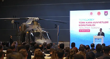 Yerli ve Milli GÖKBEY helikopterinin TSK'ya ilk teslimatı yapıldı
