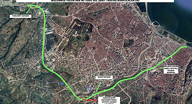 Samsun Şehir Hastanesine giden çevre yolu Pazartesi tek yöne düşecek
