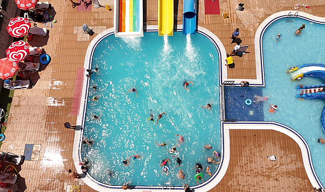 Çocuklar Atakum Belediyesi Aqua Park Tesisi, kapılarını açtı