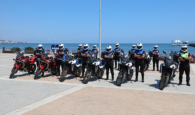 Samsun'da MotoZabıta Sahaya Çıktı
