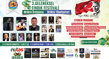 Atakum Fındık Festivali başlıyor
