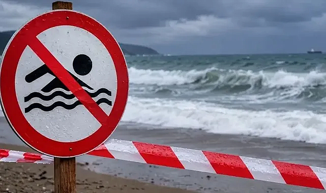 Samsun'da 3 gün denize girmeyin uyarısı