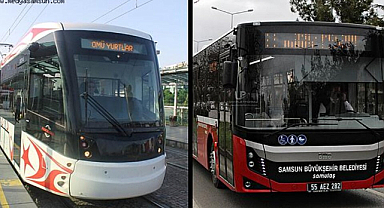 Samsun'da toplu taşıma ücretlerine 5 ay sonra yeni zam