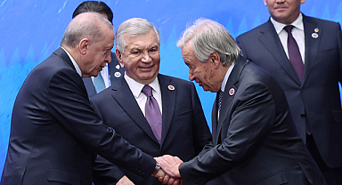 Cumhurbaşkanı Erdoğan Kırgızistan'dan açıkladı: Halklarımızın refahı için çalışıyoruz