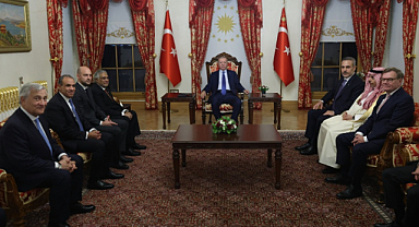 Cumhurbaşkanı Erdoğan 6 ülkenin dışişleri bakanlarıyla görüştü