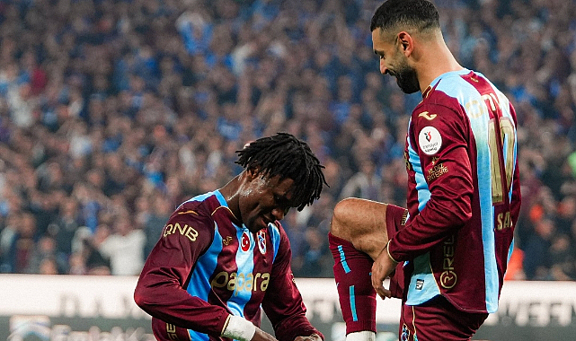 Trabzonspor Beşiktaş'ı 2 golle uğurladı